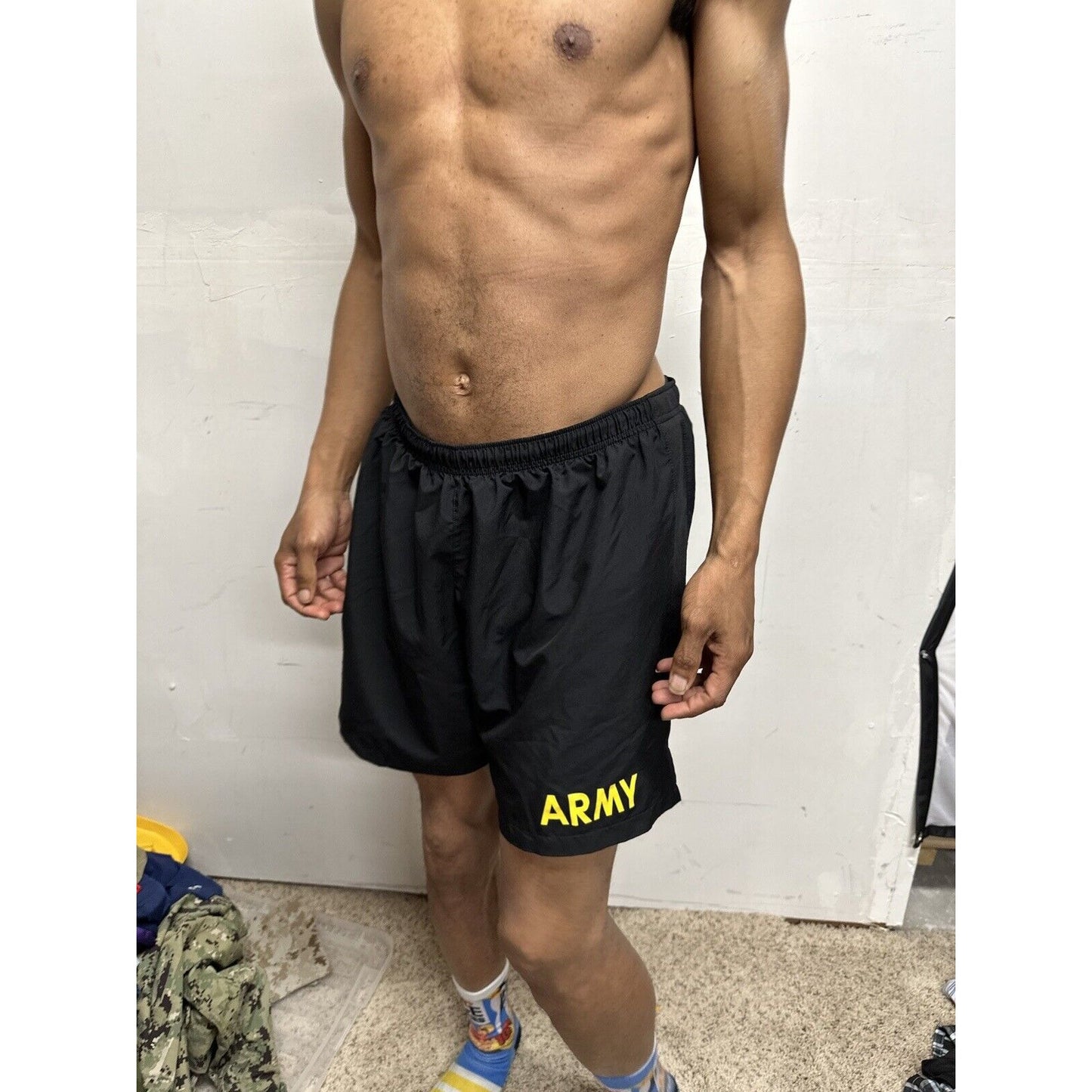 Men’s Army Apfu Fitness Uniform Black Large