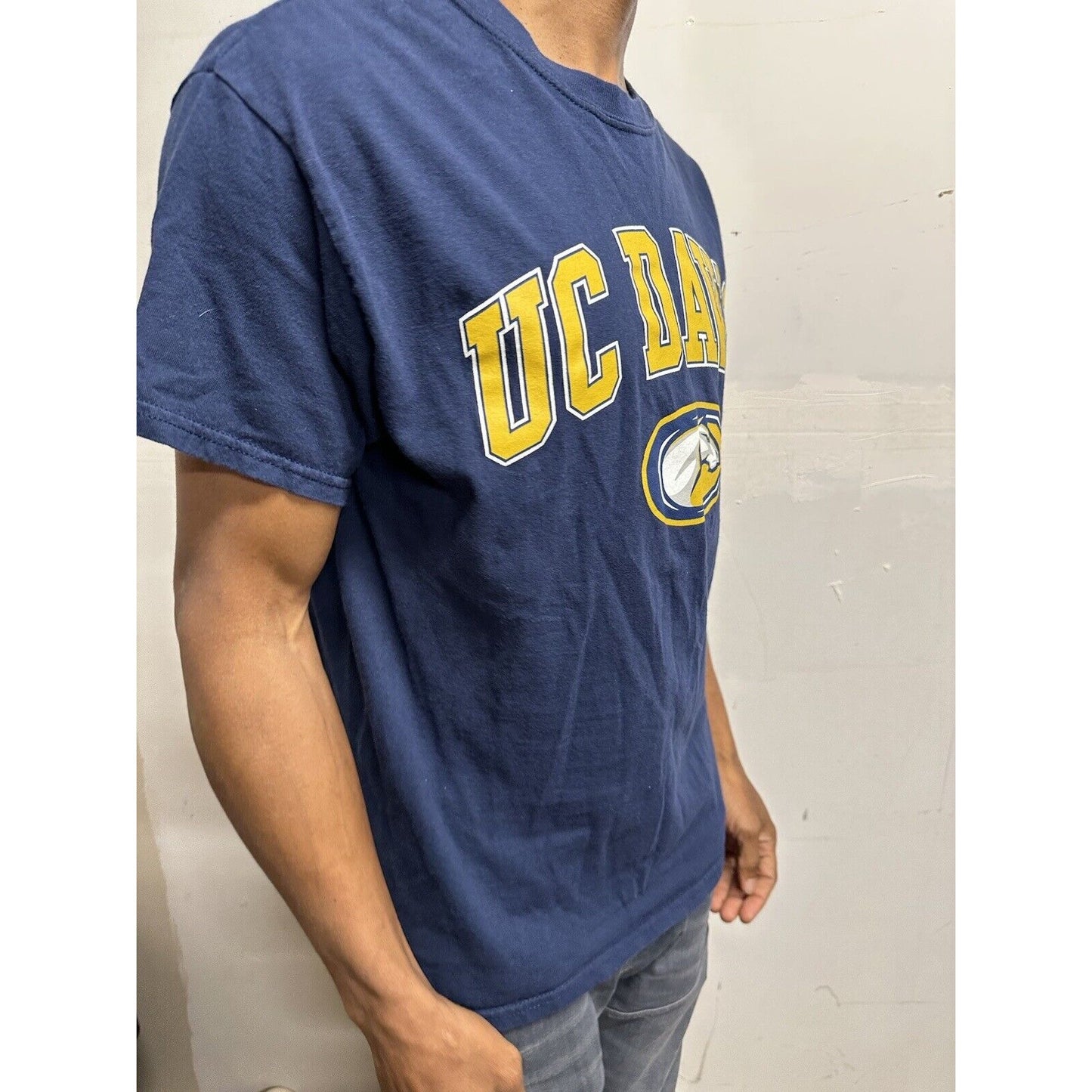 Men‘s Dark Blue Fantastics Large UC Davis University Of California Tshirt