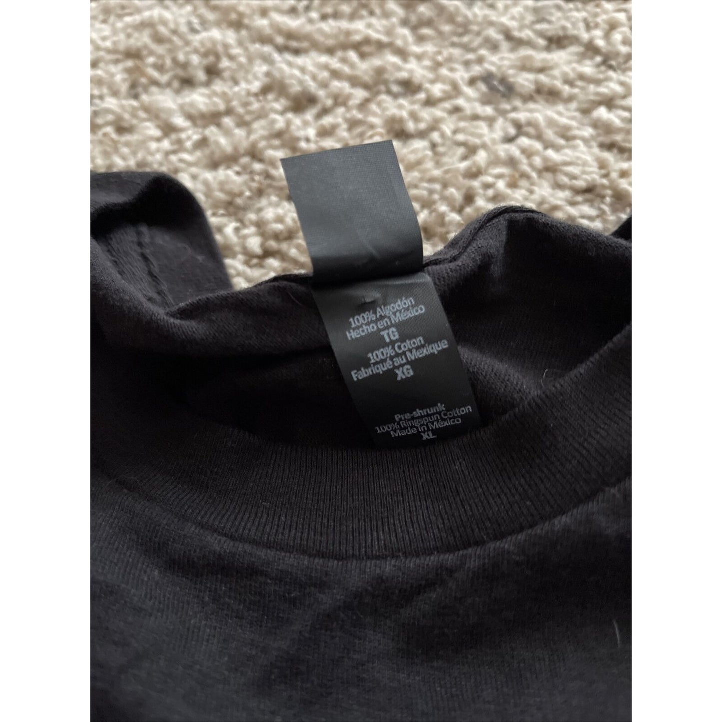 Men’s Air Force Black T-Shirt Basketball  XL