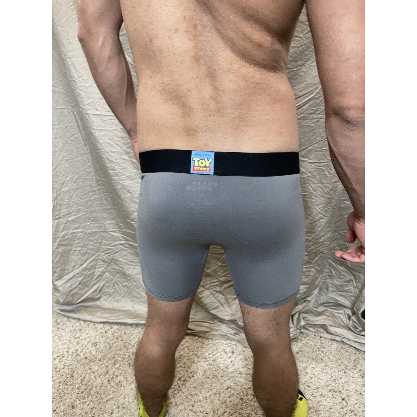 men's gray medium crazy boxer compression new and unworn Toy Story