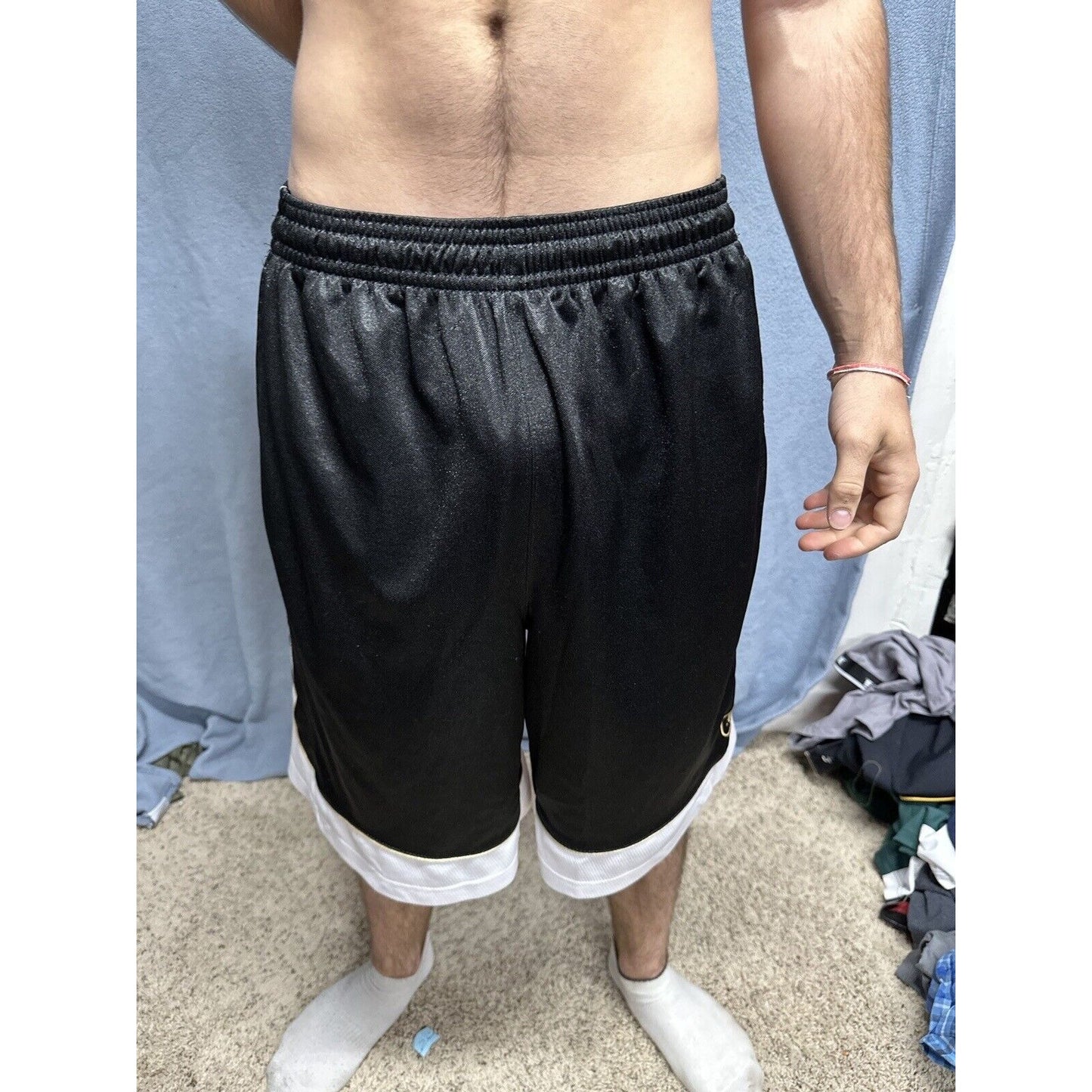 Men’s XL AND1 Black And White Athletic Shorts With Pockets