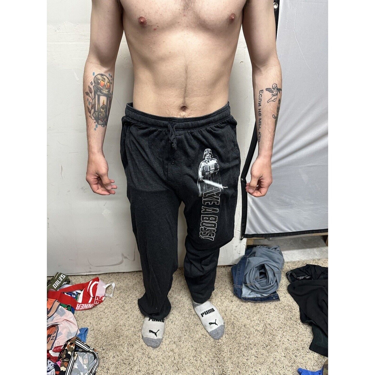 Men’s Darth Vader XXL Like A Boss Star Wars Pajama Bottoms Pants Lounge