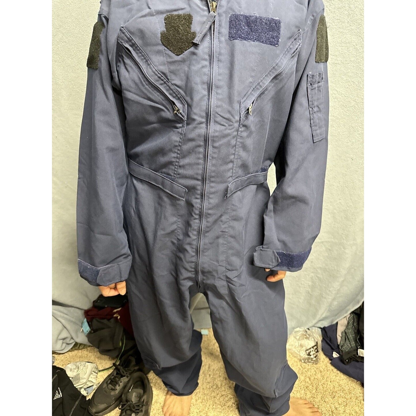 Men’s Dark Blue Strategic Air Command Missile Crew Coverall Uniform Suit O-3