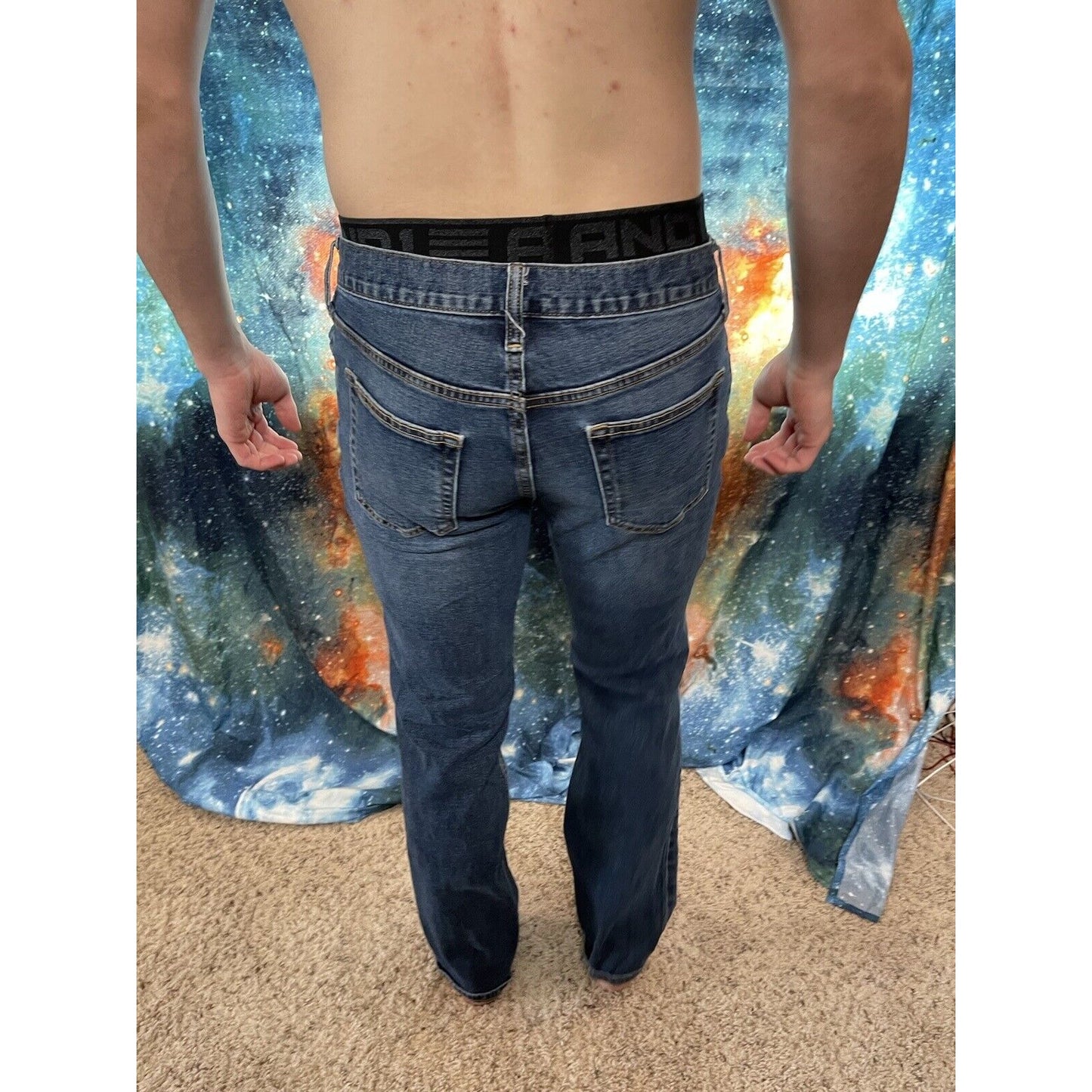 Men's Old Navy Boot-cut 30 x 32 blue jeans