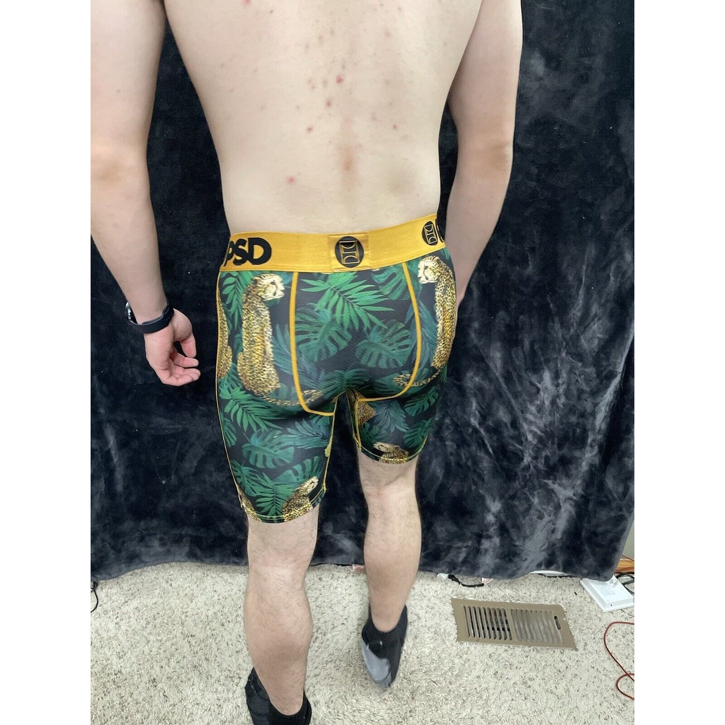 Men’s PSD Leopard Jungle Medium Boxer Briefs Multicolor