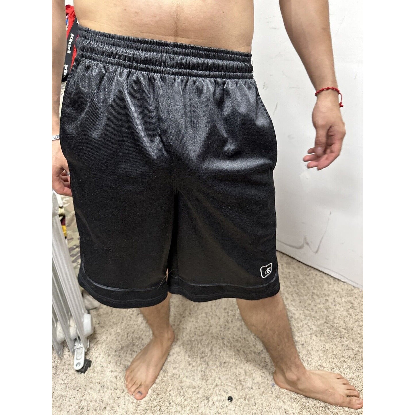 Men’s Black And1 Small Athletic Shorts With Pockets