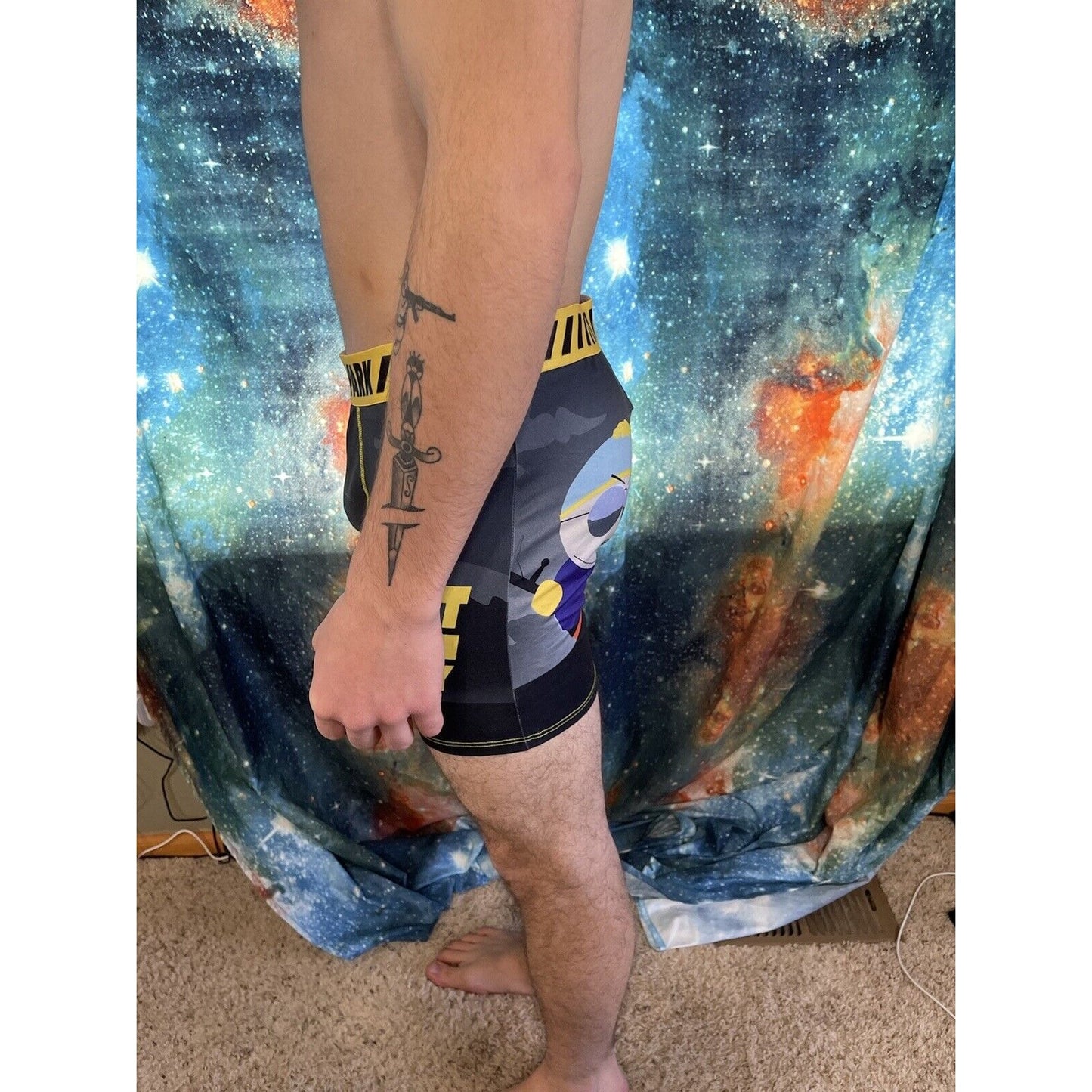 men's eric cartman south park autoritay compression shorts xl New And Unworn