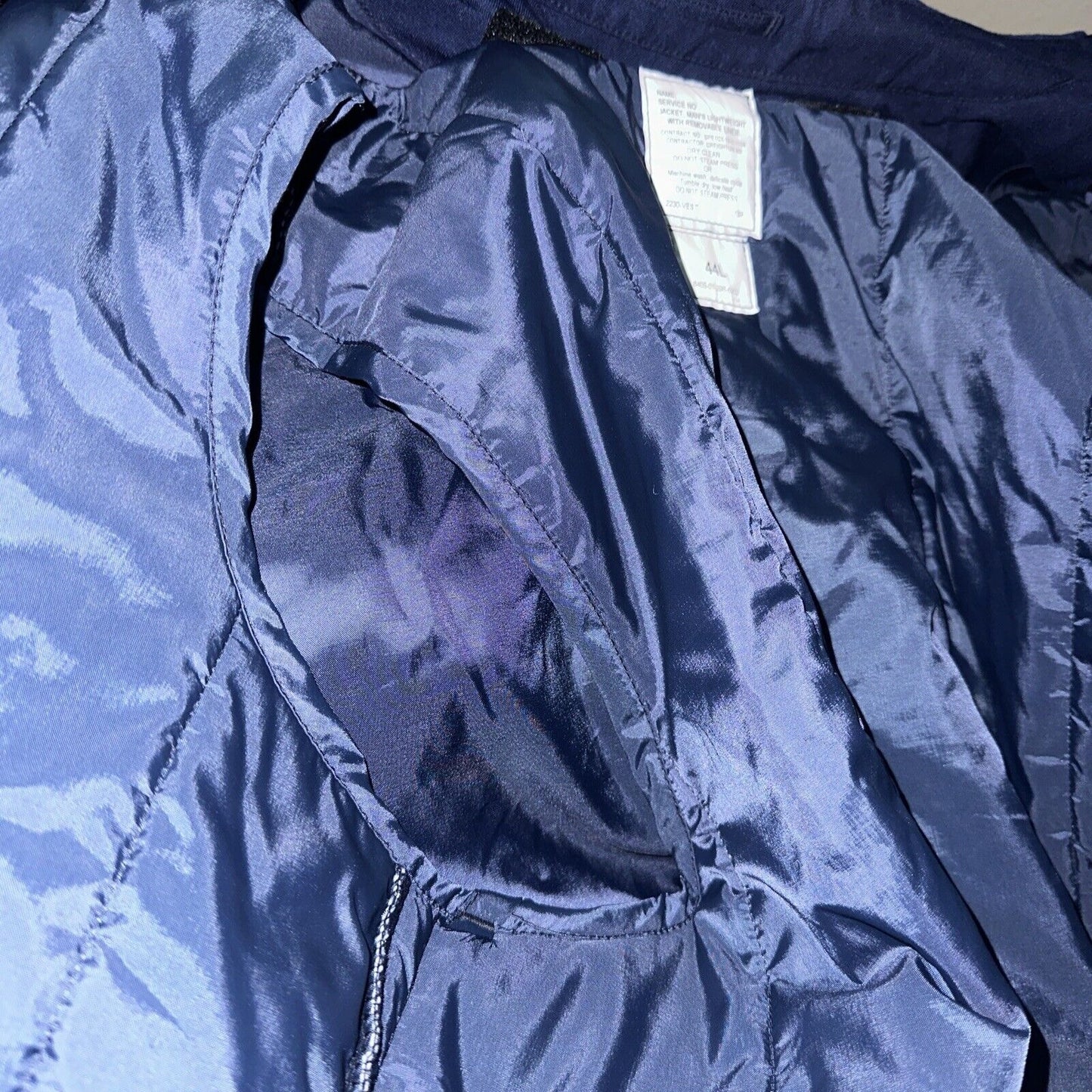 Men’s Blue 44L USAF Air Force Uniform Service Blues Jacket With Lining