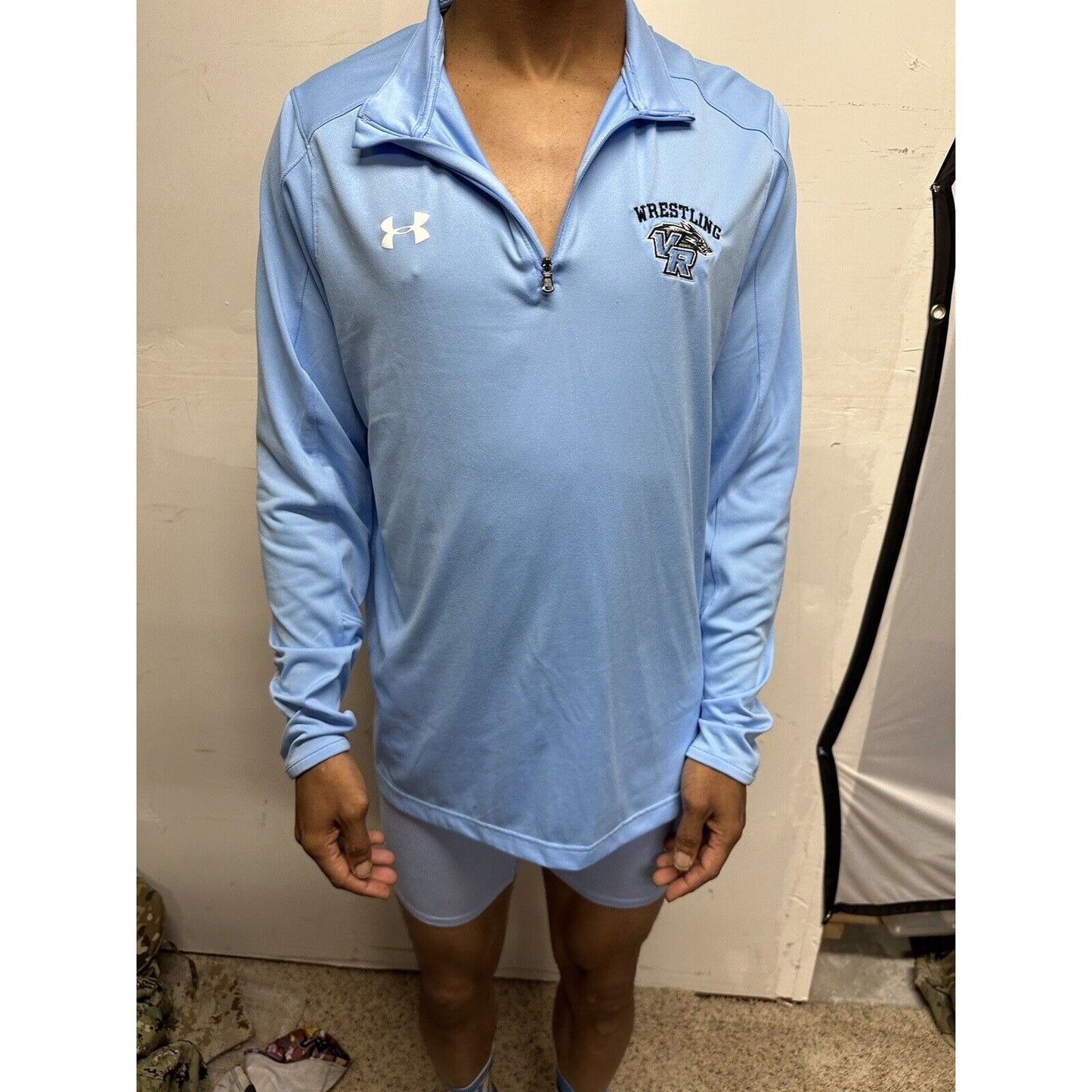 Men’s Vista Ridge 1/4 Zip Pullover Wrestling Shirt XL