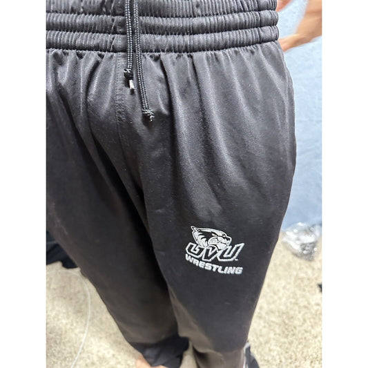 Men’s Black Adidas UVU Wrestling Sweat Pants Size XL Black