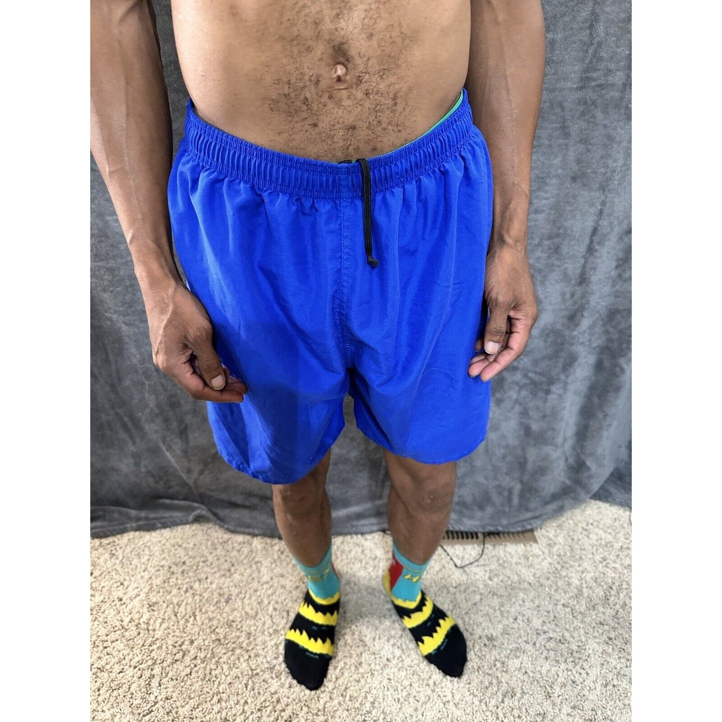 Men’s Blue Large USAFA Cadet Dolfin Swim Trunks Issued Air Force Academy