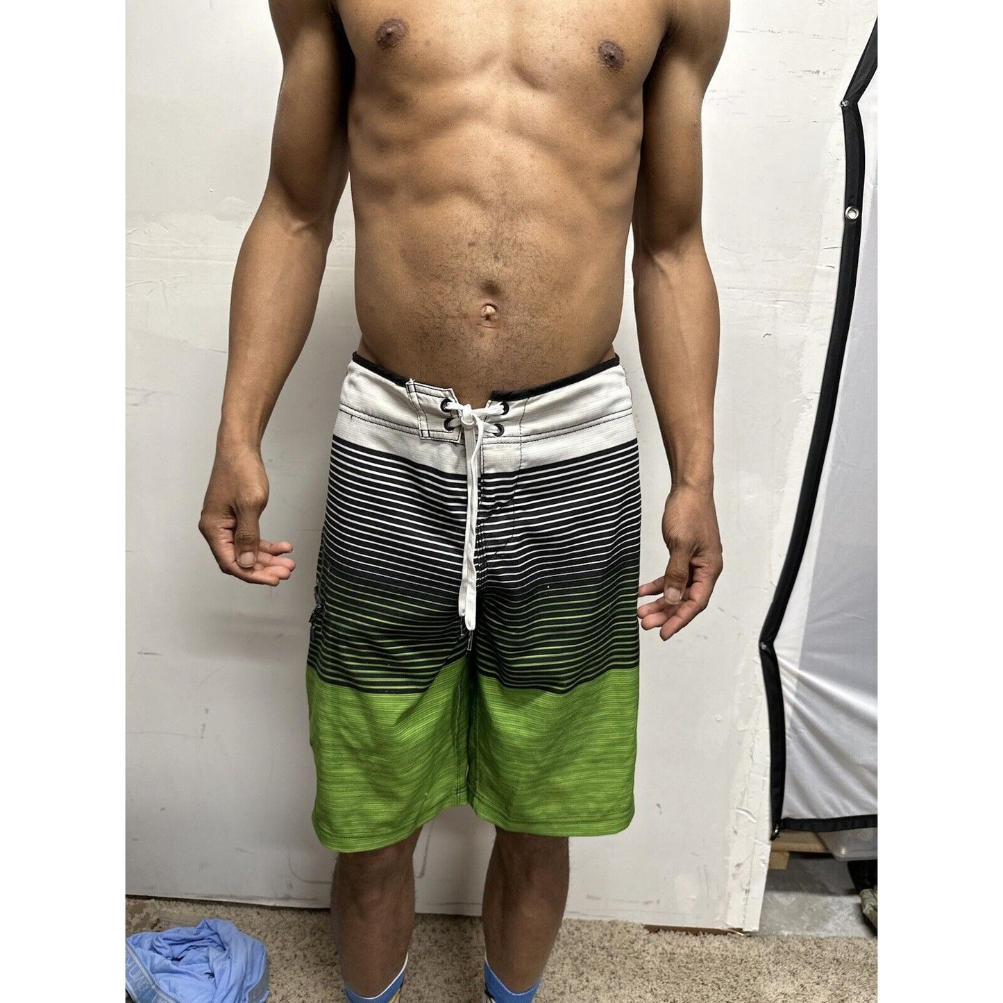 Men’s Striped Multicolor John John Fits Like A Medium Bathing Trunks O’Neill
