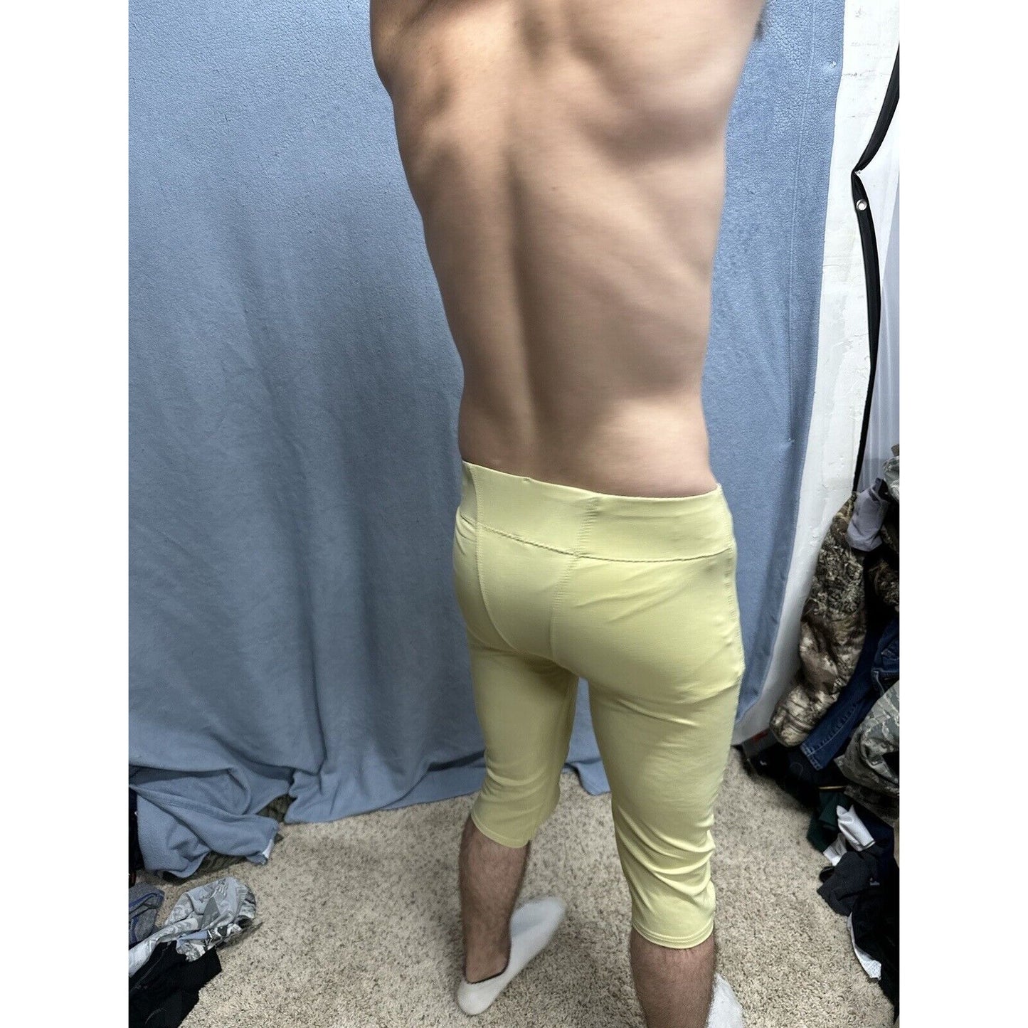Men’s Gold Rawlings Grip Football Pants Medium