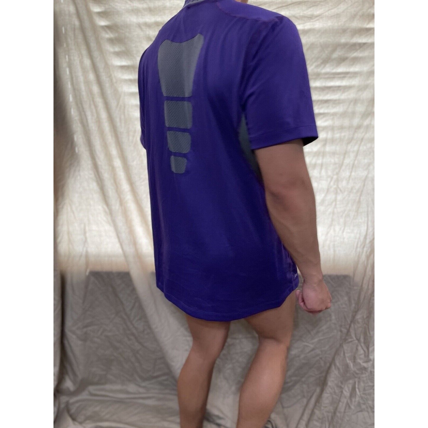 men's purple nike pro fitter athletic t-shirt XL