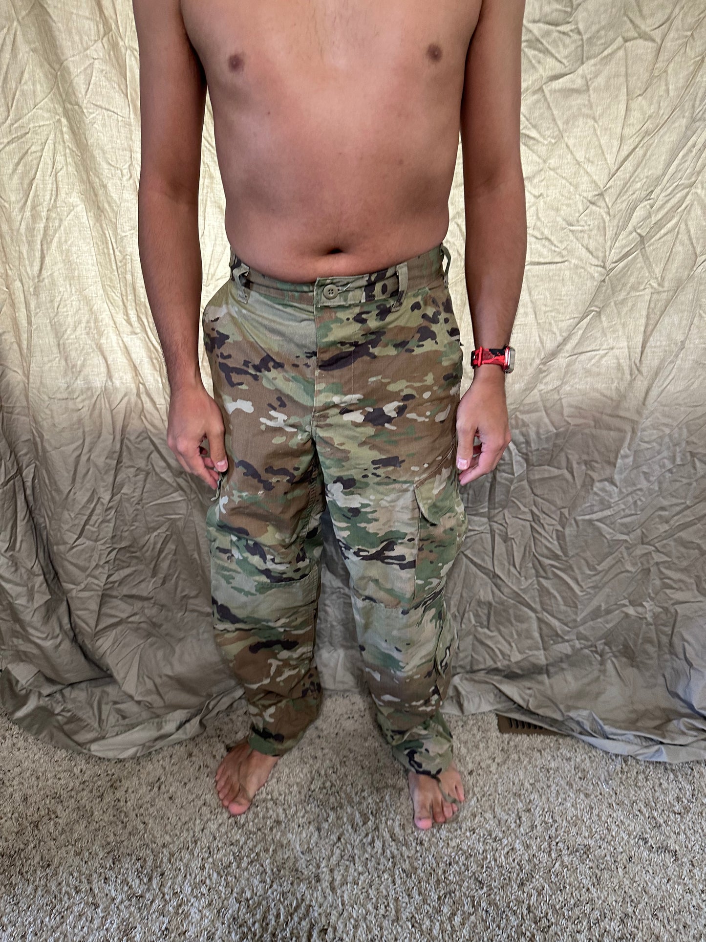 Men’s small regular ocp pants army Air Force space force 50% nylon 50% cotton