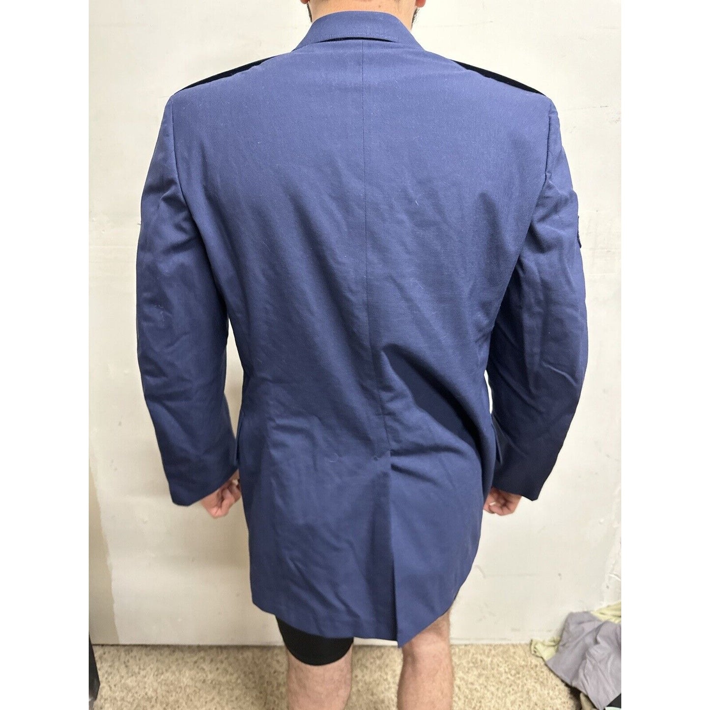 Men’s 40R USAF Air Force Service Coat Navy Blue Uniform