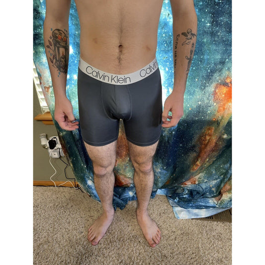 men's calvin klein gray compression shorts medium New And Unworn
