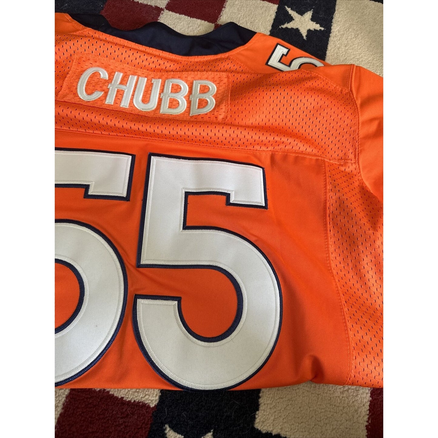 Bradley Chubb Denver Broncos Nike Game Player Jersey Men's Size 52 NFL #55 DEN