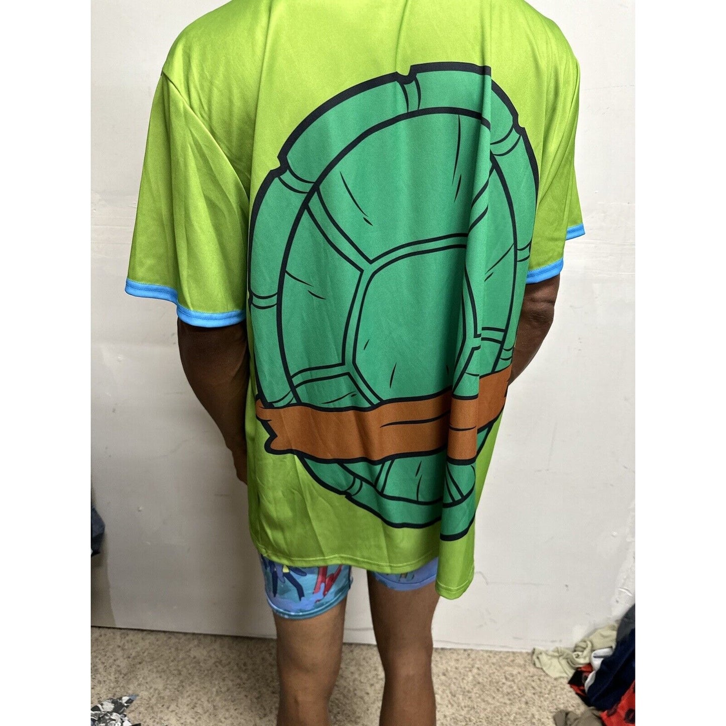 Nickelodeon Teenage Mutant Ninja Turtles Mens L/XL Costume Shirt - Leonardo