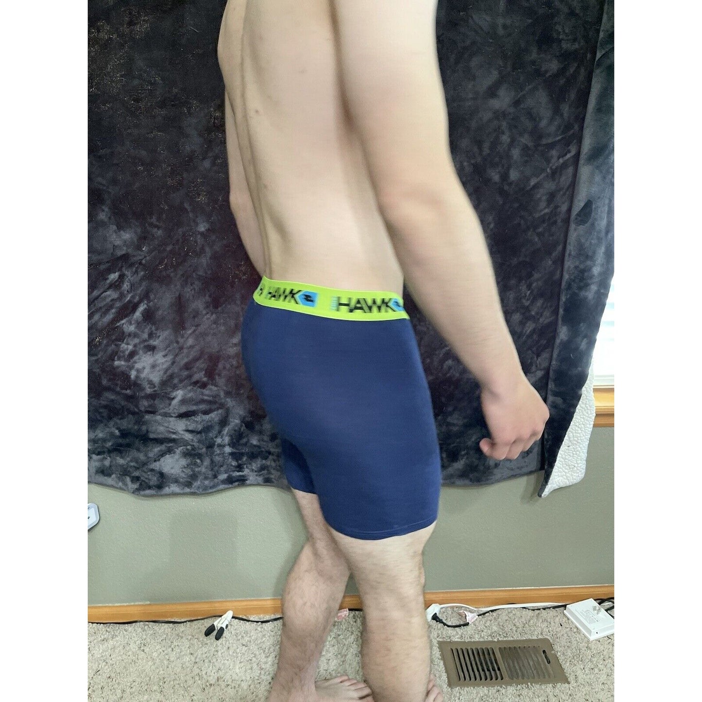 Men’s Medium Navy Blue Tony Hawk Compression Shorts
