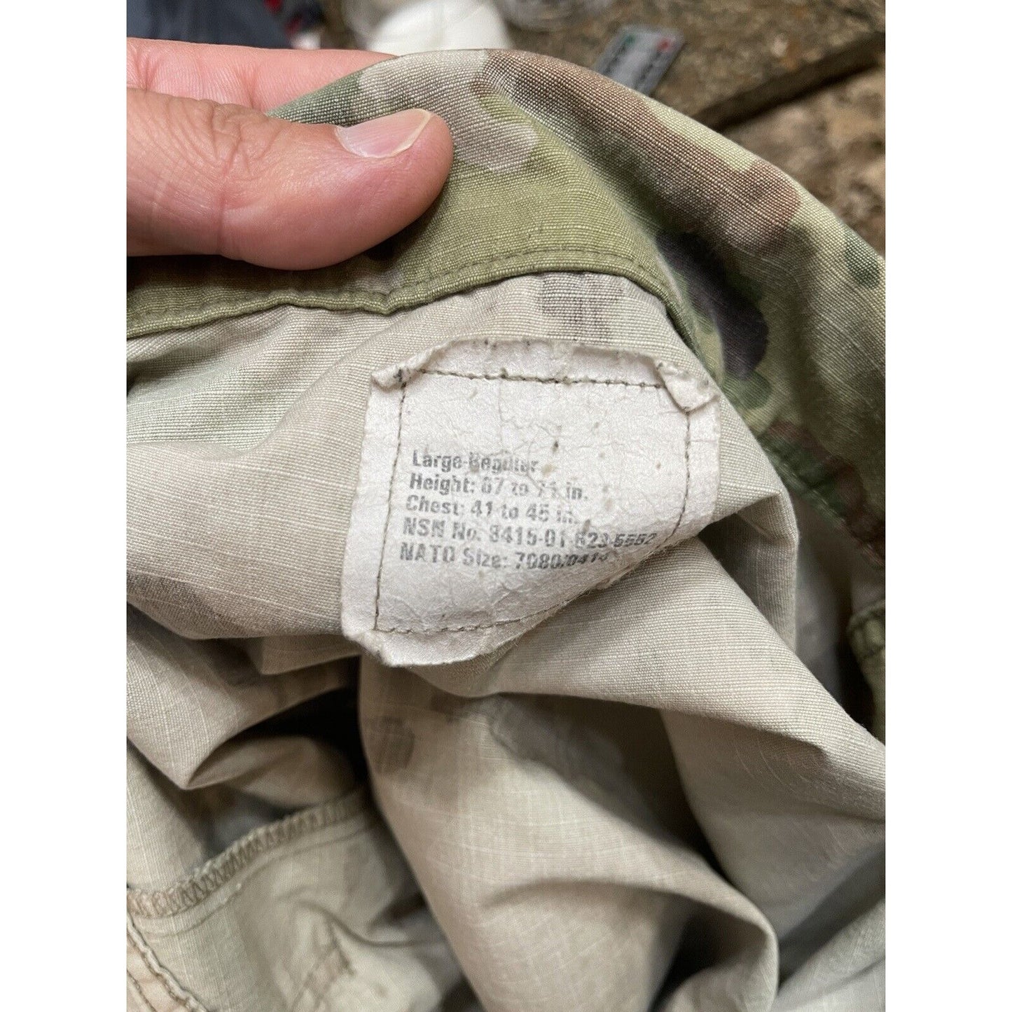 men’s ocp large regular top blouse coat army combat air force space force