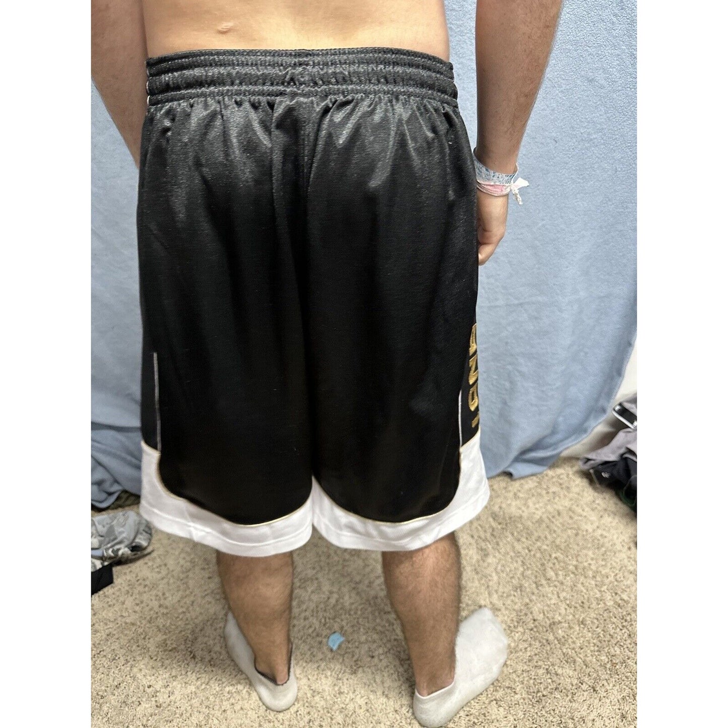 Men’s XL AND1 Black And White Athletic Shorts With Pockets