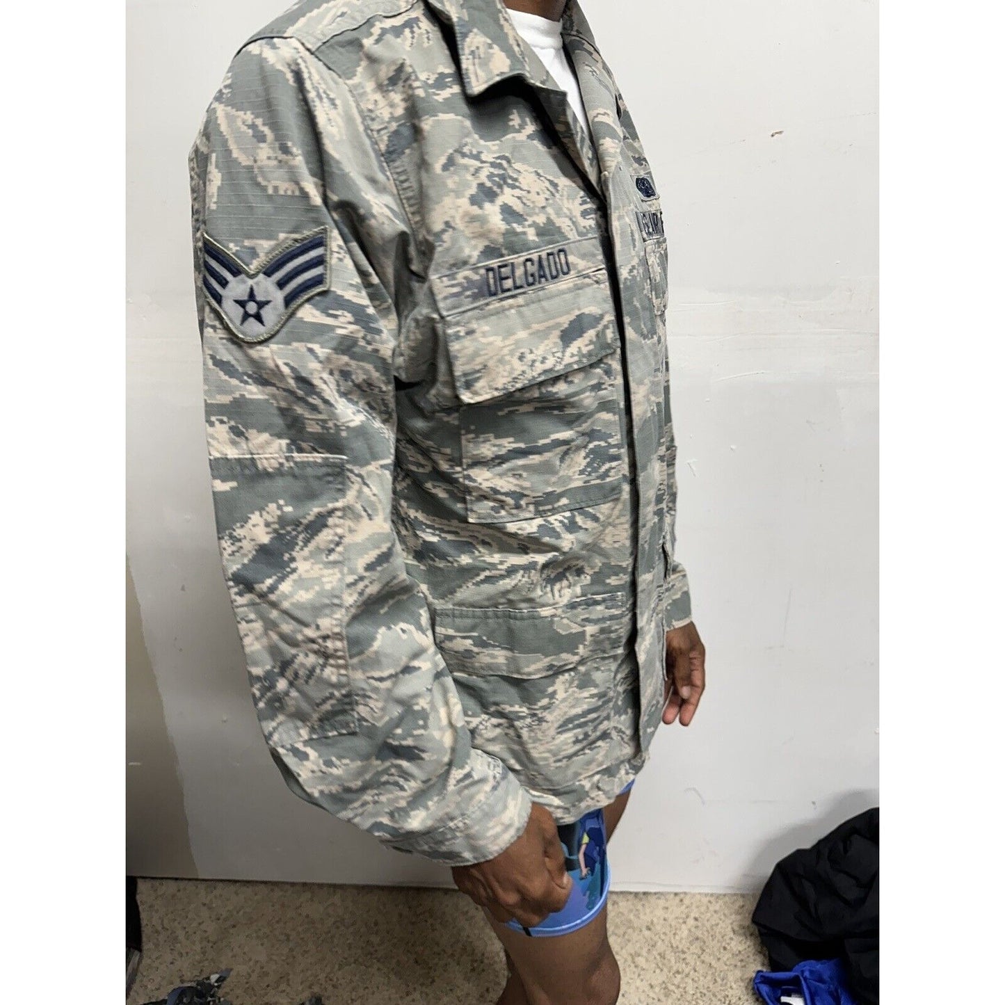 Men’s ABU Airman Battle Uniform USAF Top Blouse 38R Civil Air Patrol