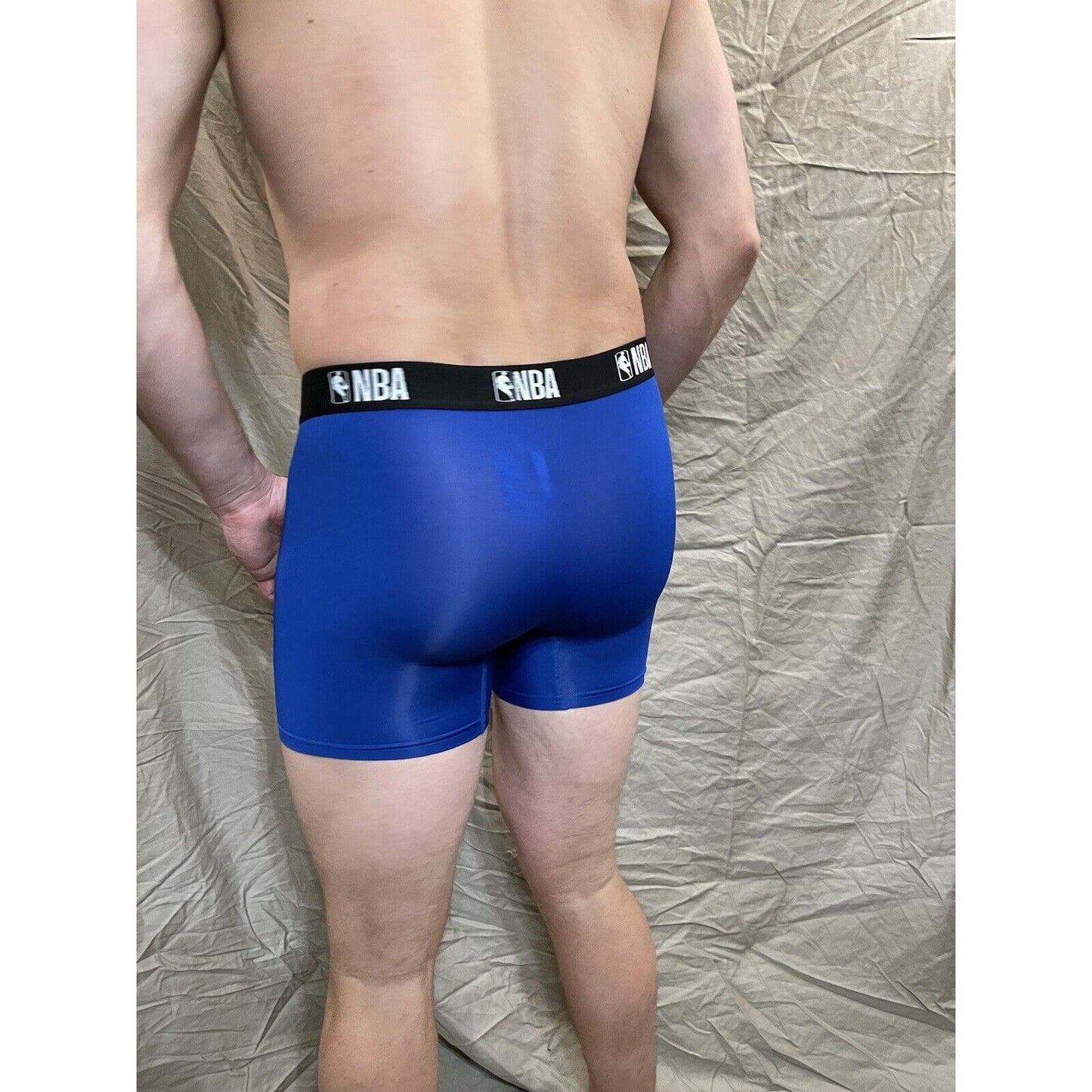 men's royal blue NBA compression shorts small
