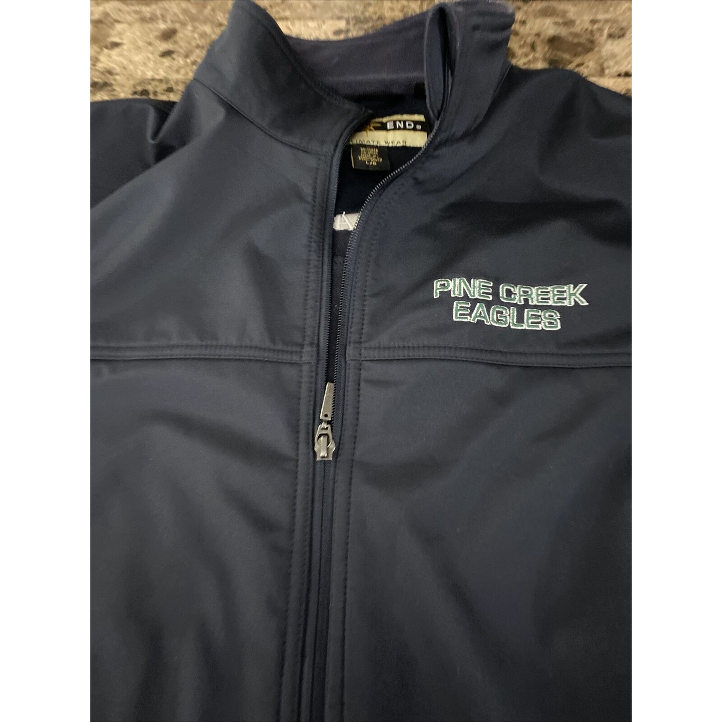 PINE CREEK EAGLES DECA North End All Climate Wear Men’s Large Windbreaker Jacket