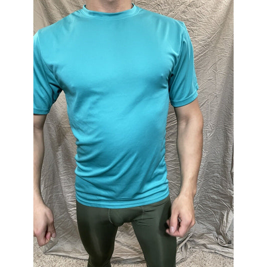 Men's Augusta Sportswear Moisture Management Athletic shirt teal adult Medium