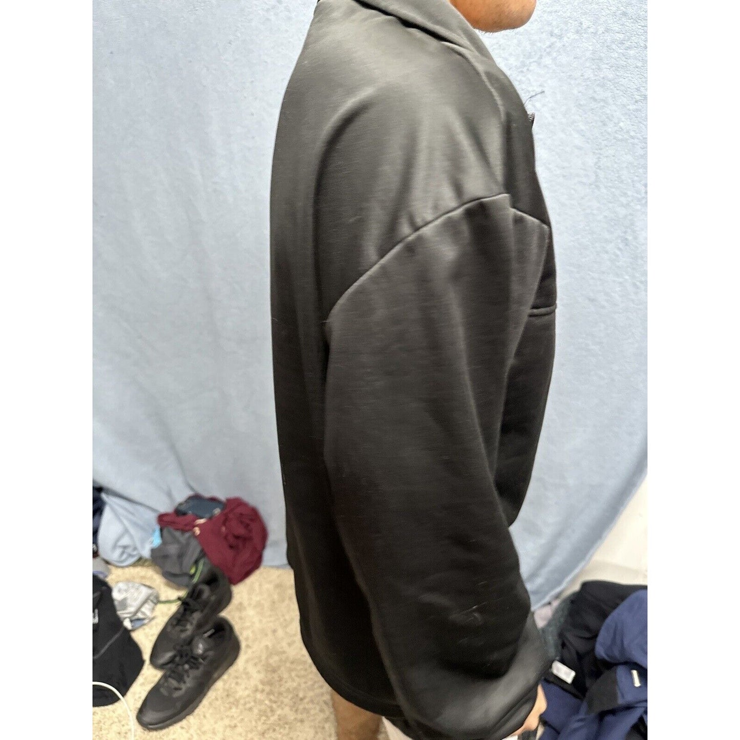 Men’s Black Full Zip XL Us Olympics Committee Jacket Black