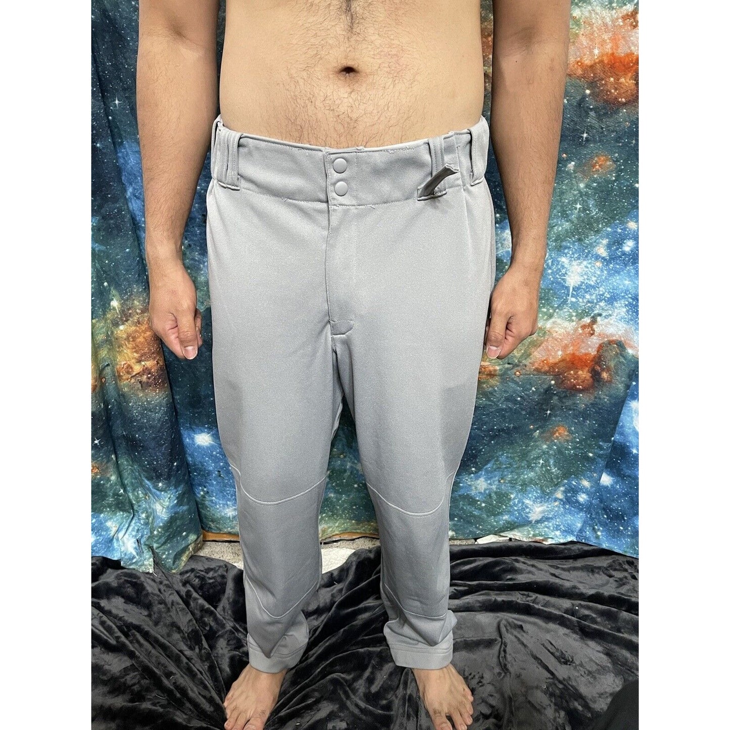 Men’s Adidas Gray Baseball Pants Large