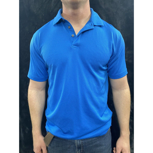 Bolle Men's Medium French Blue Polo Shirt