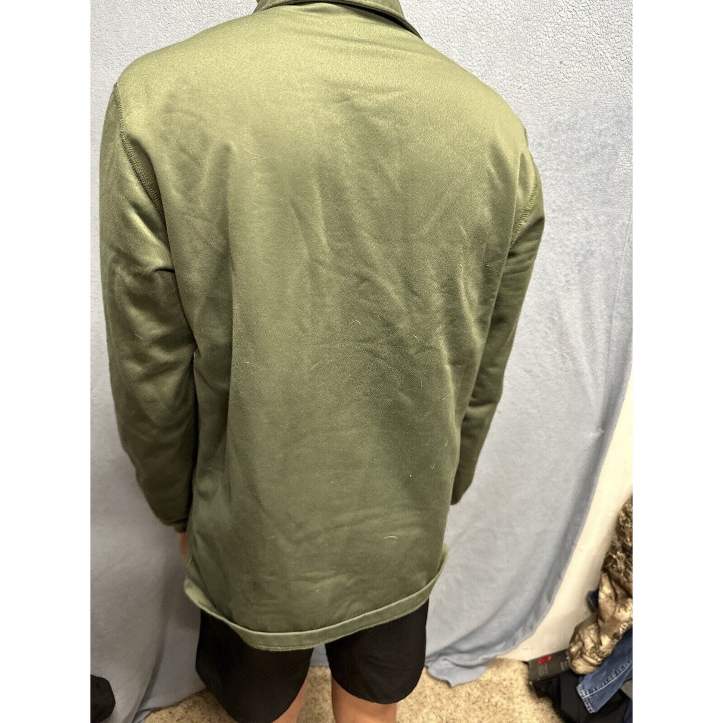 Men’s Military Army USAF Medium Green Sleeping Shirt Heat Retentive