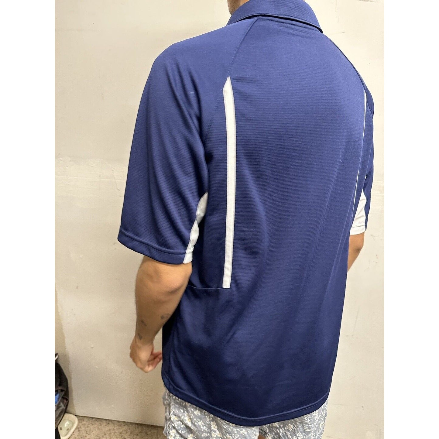 Men’s Air Force Academy Prep School Blue Polo Shirt Medium Holloway