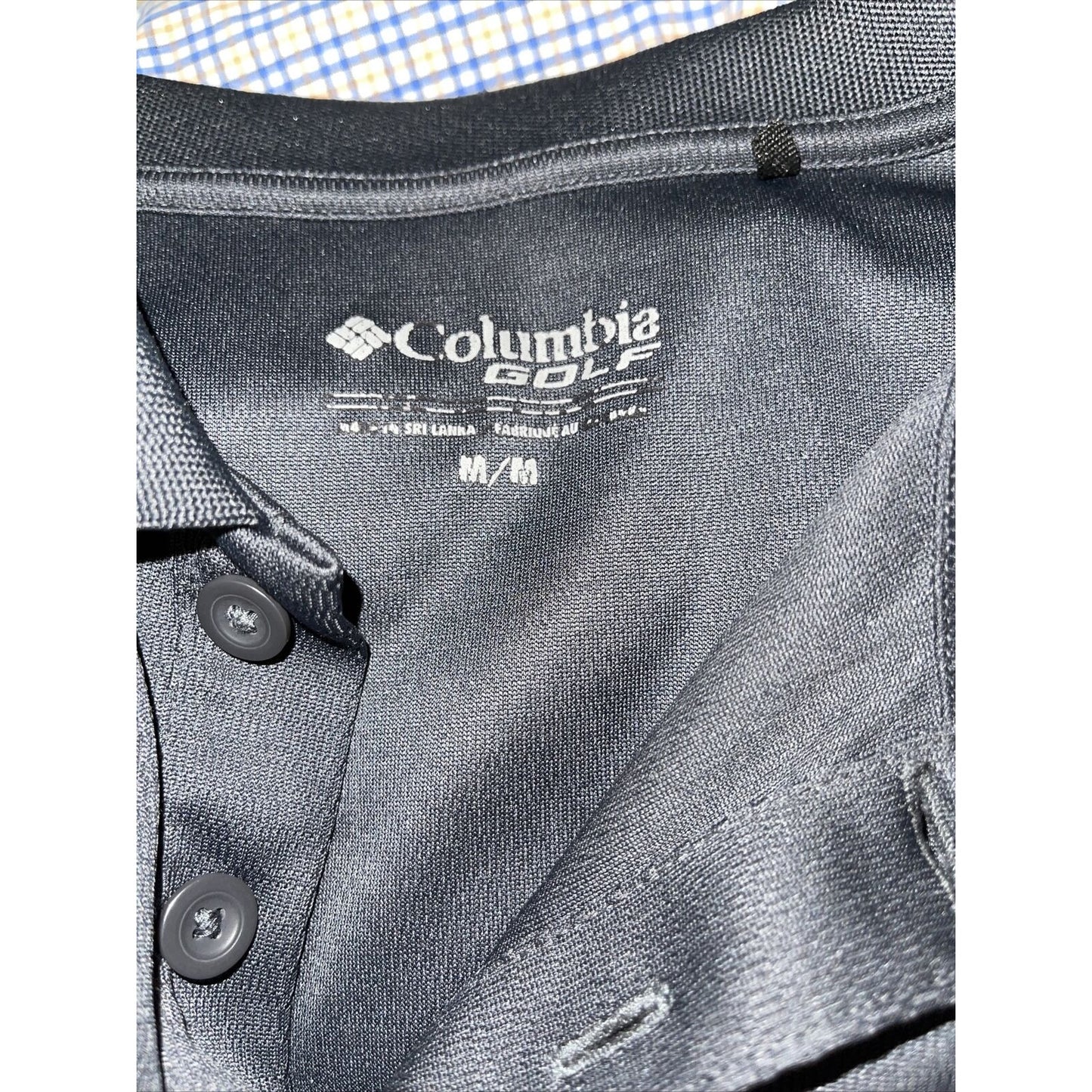 Men’s Columbia Golf Polo Medium Air Force Academy Embroidered