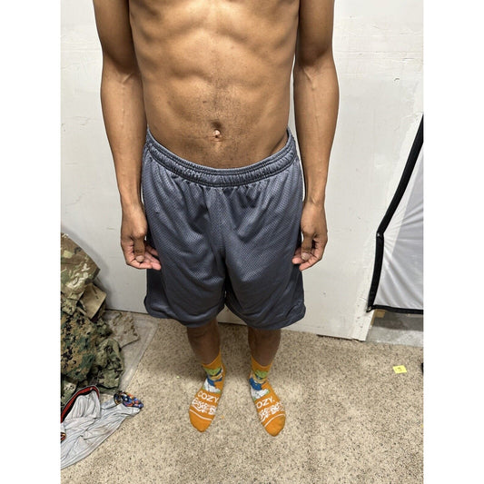 Men’s Gray Nike Dri Fit Large Athletic Shorts