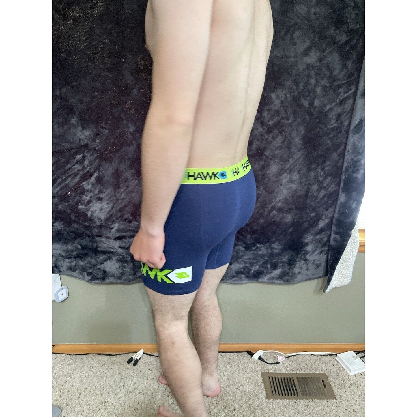 Men’s Medium Navy Blue Tony Hawk Compression Shorts