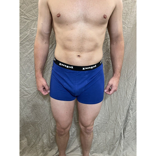 men's papi Blue trunk style boxer brief Extra large