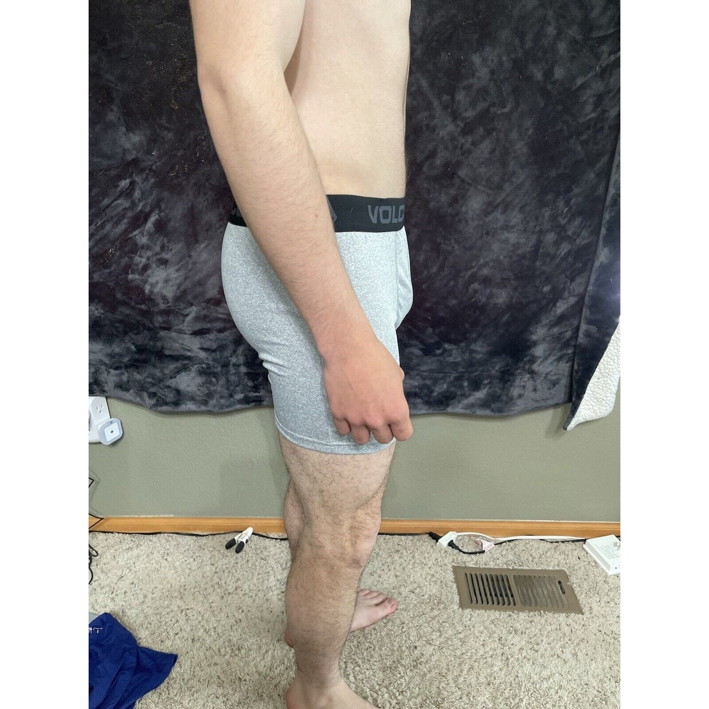 Men’s Small Icy Gray 32 Degrees Cool Boxer Briefs New