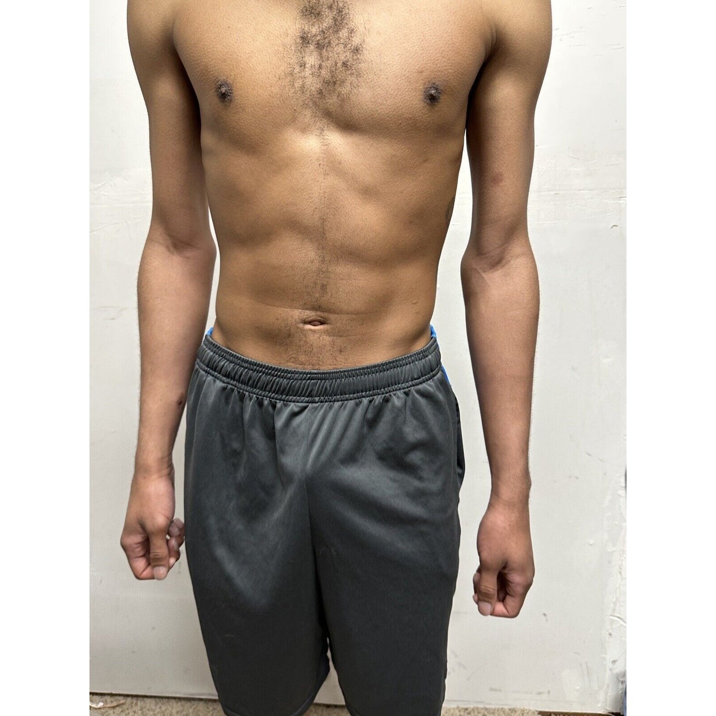 Men’s champion duo dry medium gray athletic shorts