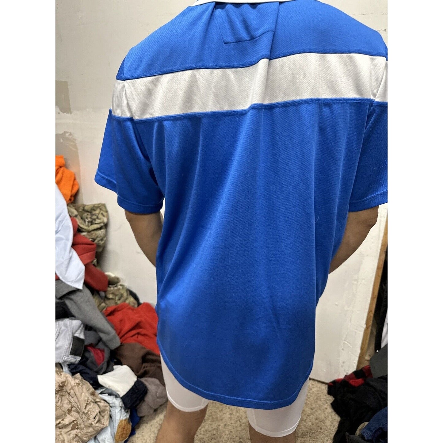 Men’s Blue UCLA Adidas Climalite Polo Shirt Bruins