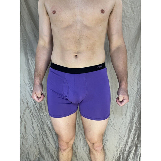 men's purple medium inversy boxer briefs