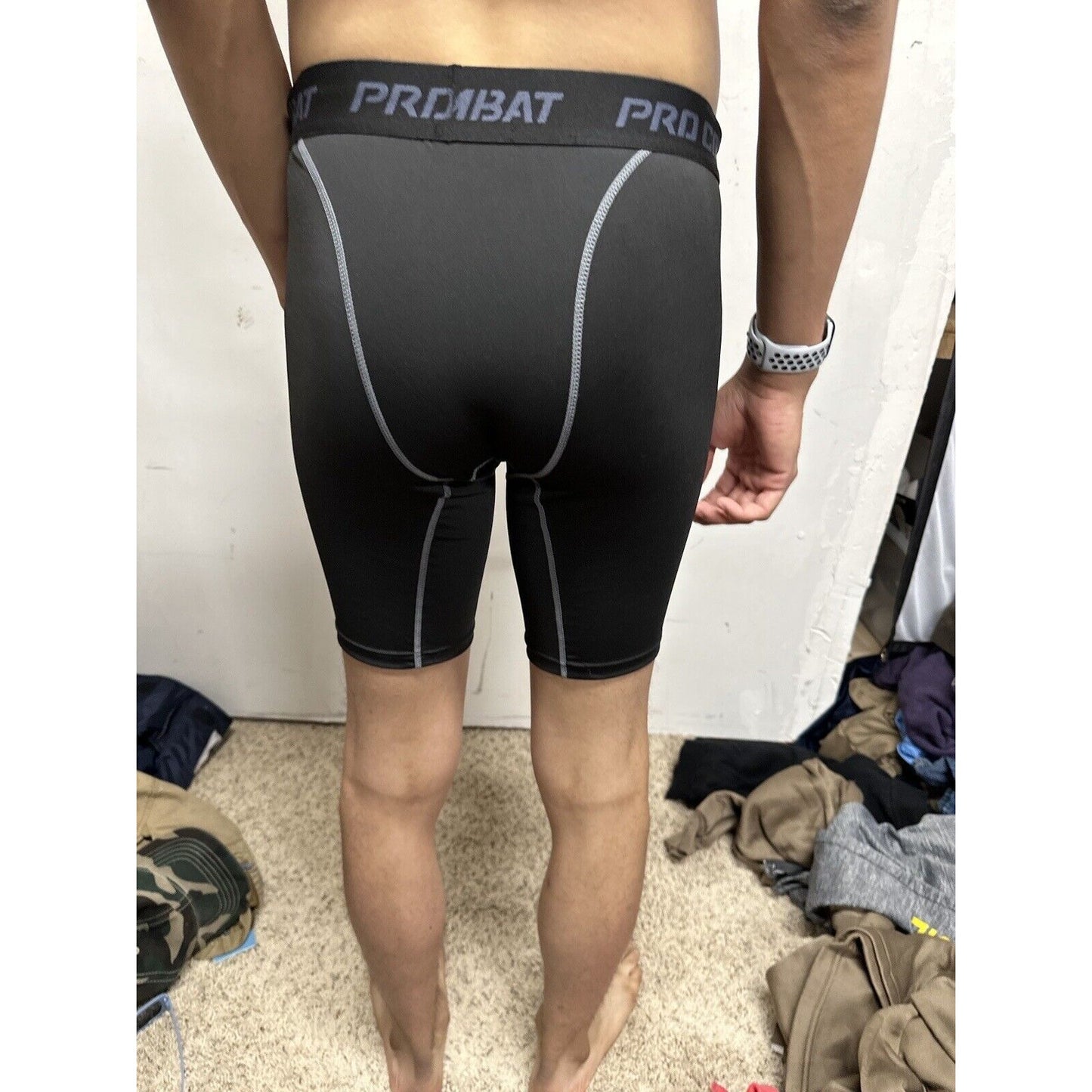 Men’s Pro Combat Medium Black Compression Shorts