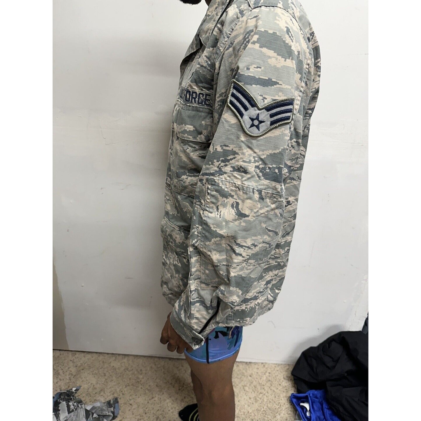 Men’s ABU Airman Battle Uniform USAF Top Blouse 38R Civil Air Patrol
