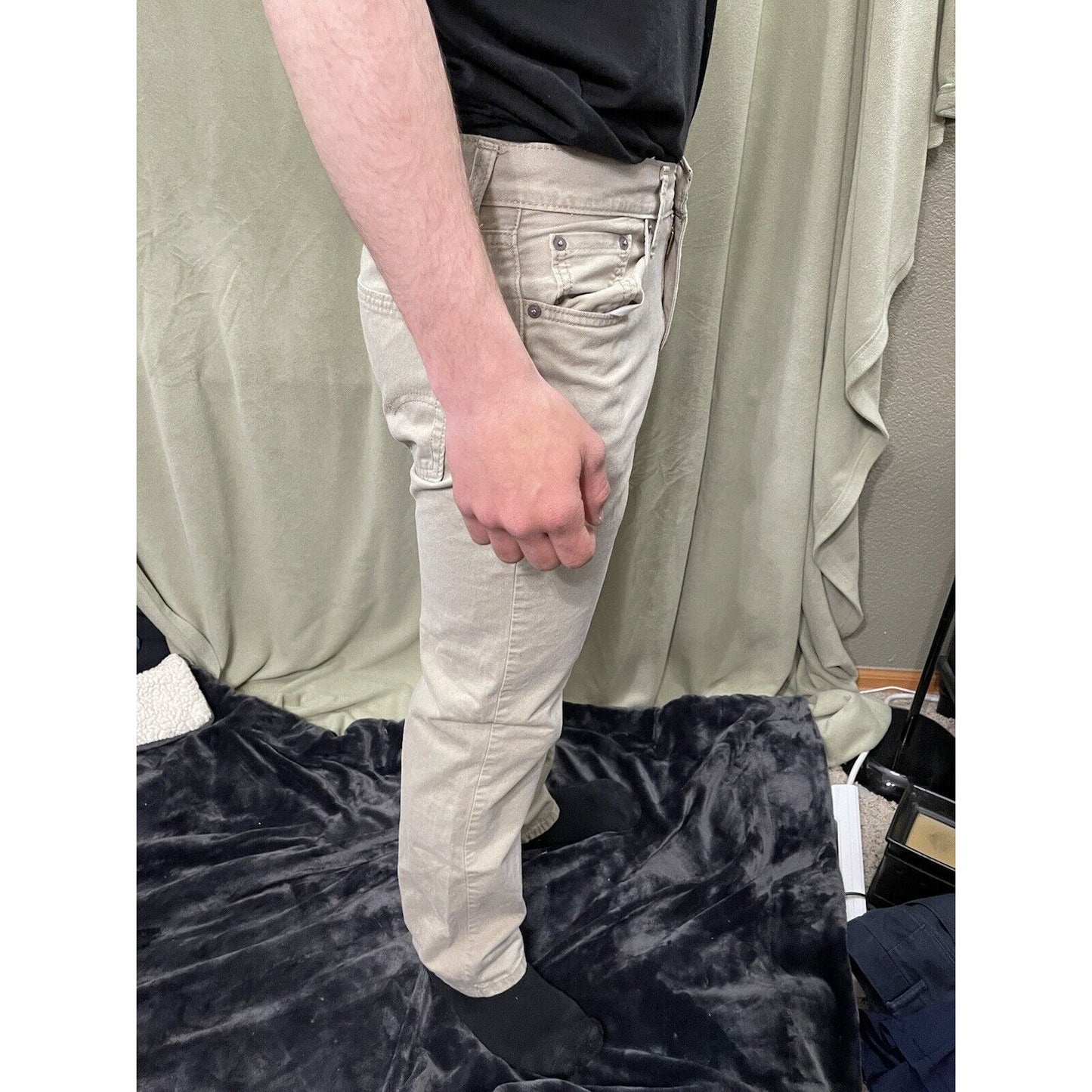 New Levi's 514 Men's 30 x 32 Tan/Khaki Cotton Straight-Fit Pants
