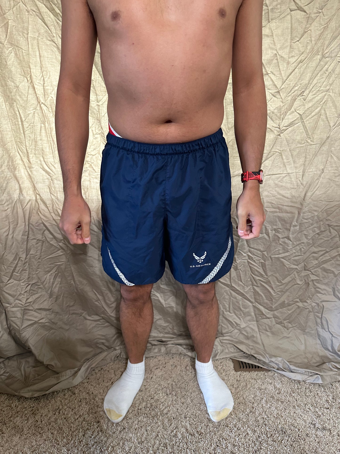 Men’s air force USAF small pt shorts improved physical training uniform