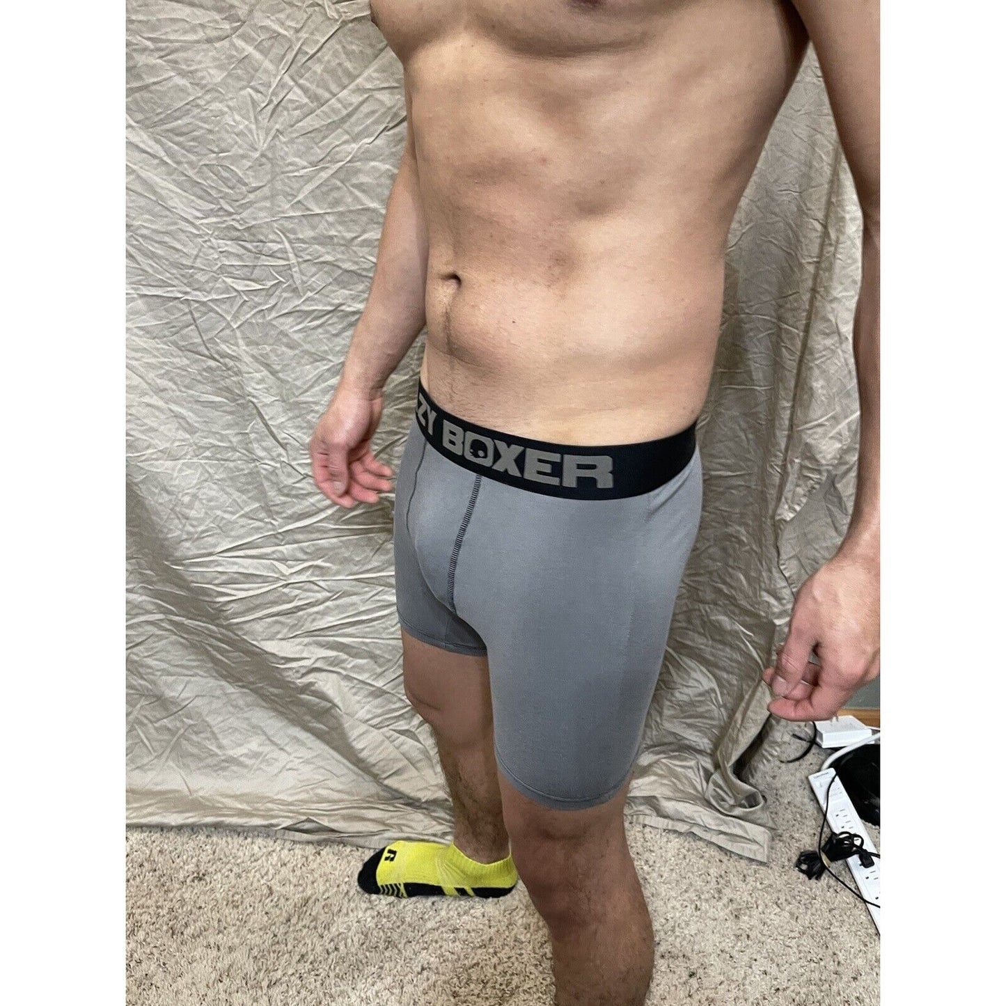 men's gray medium crazy boxer compression new and unworn Toy Story