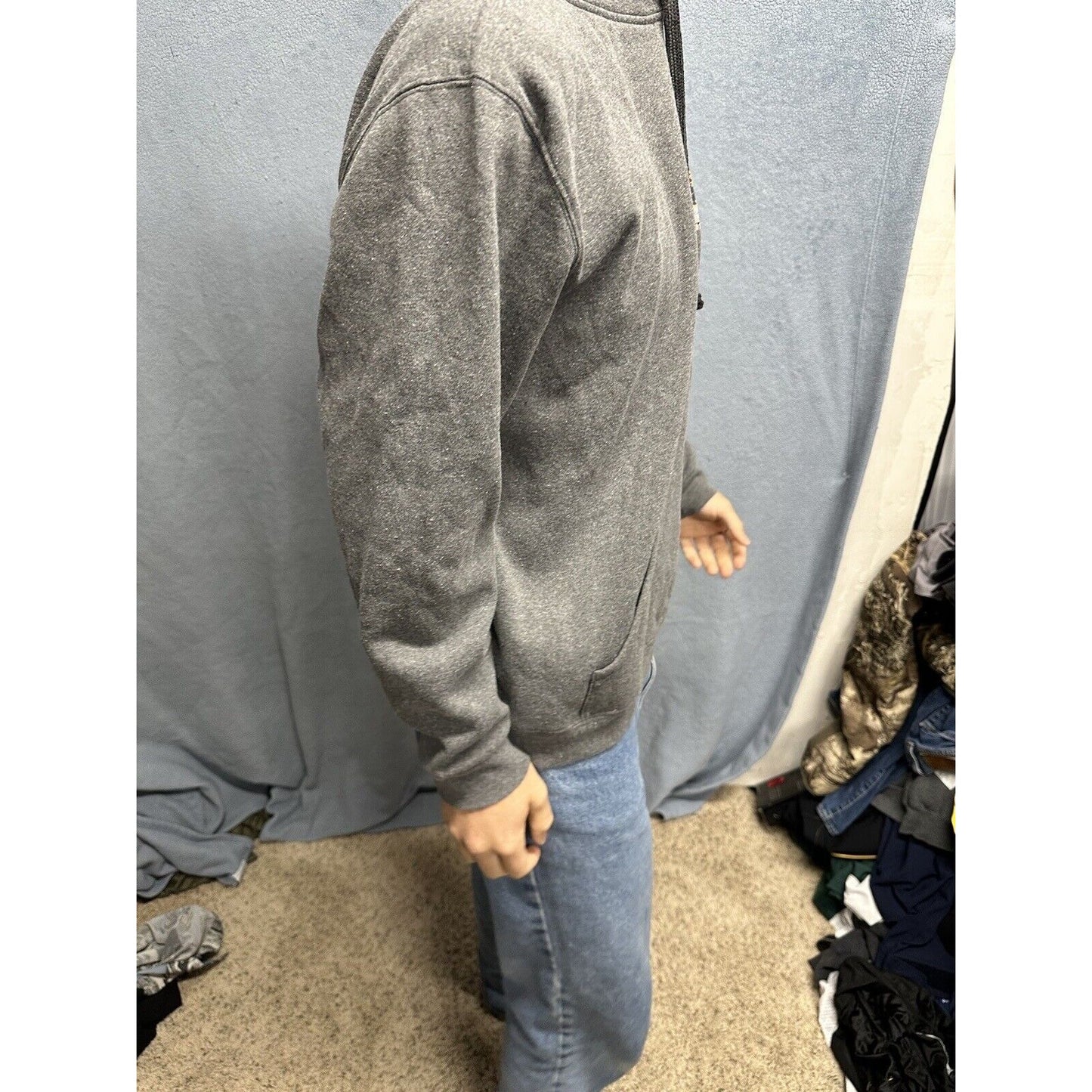 Men’s Gray XL Hoodie Pullover Lone Rock Great Sand Dunes National Park Colorado