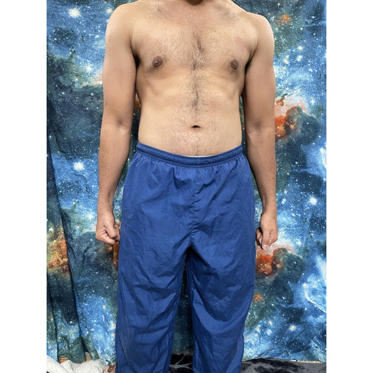 Men’s Nike Large Blue Track Pants with Pockets